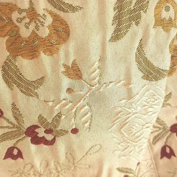 Vintage Y2K XL Embroidered Tapestry Floral Bohemian Shacket Jacket - Picture 6 of 7